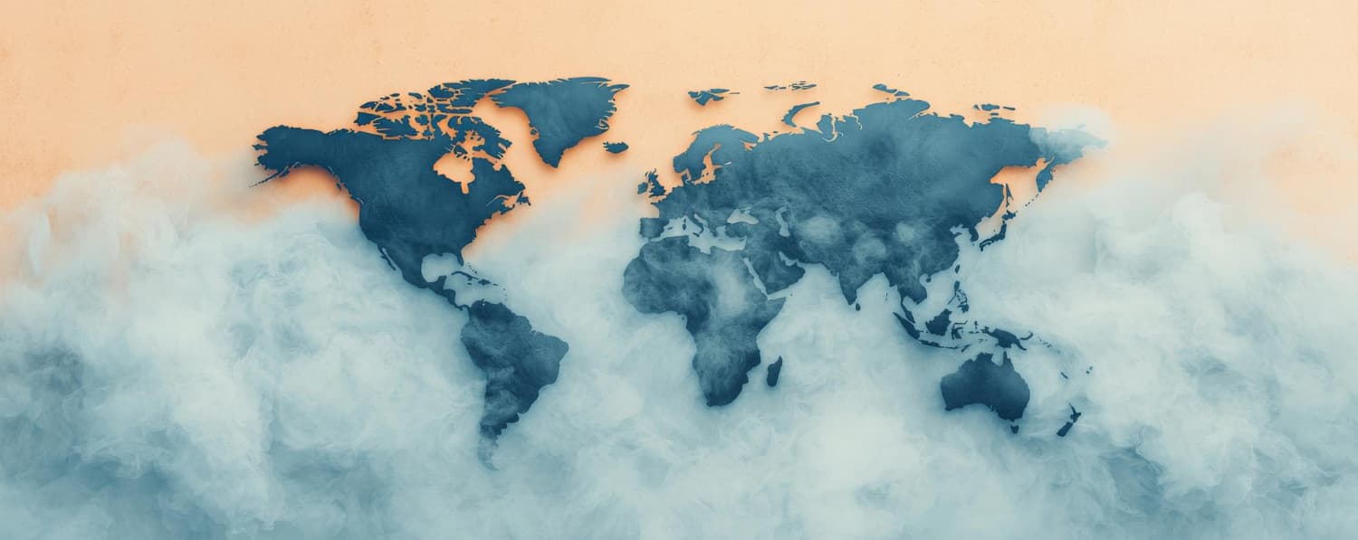 World map background